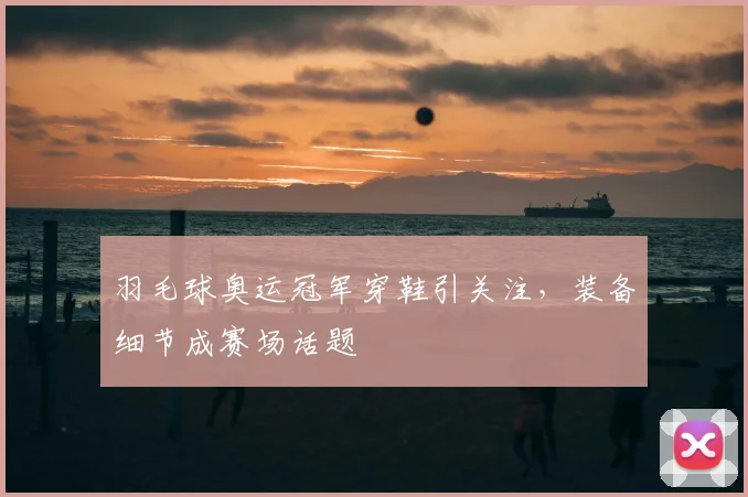 羽毛球奥运冠军穿鞋引关注,装备细节成赛场话题